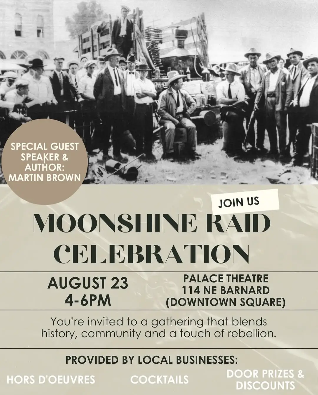 Moonshine Raid Celebration